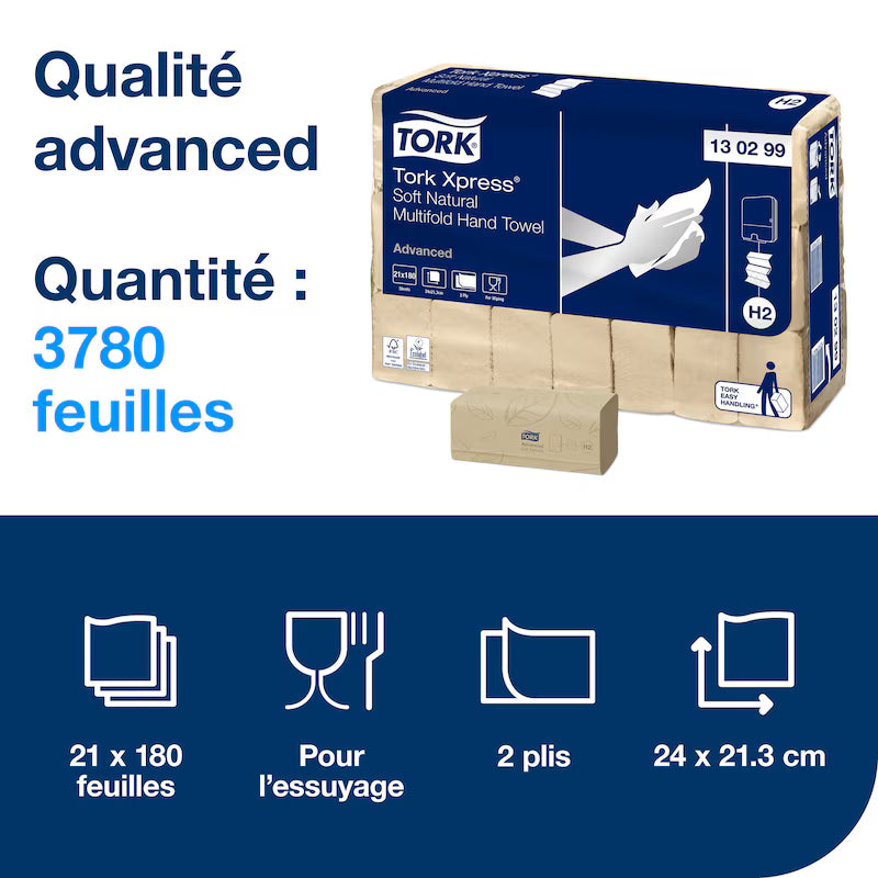 Essuie-mains H2 Tork Xpress®
