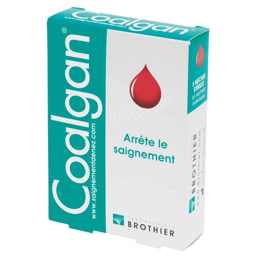 Mèches Hémostatiques Coalgan - Boite de 5