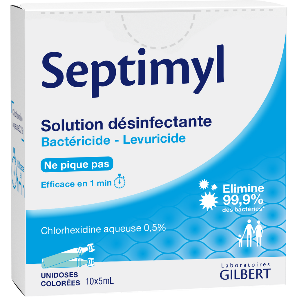 Septimyl Solution Désinfectante 10 unidoses Gilbert
