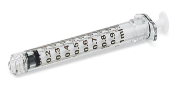 Seringues 3 pièces Plastipak à tuberculine 1ml Luer Lock x100