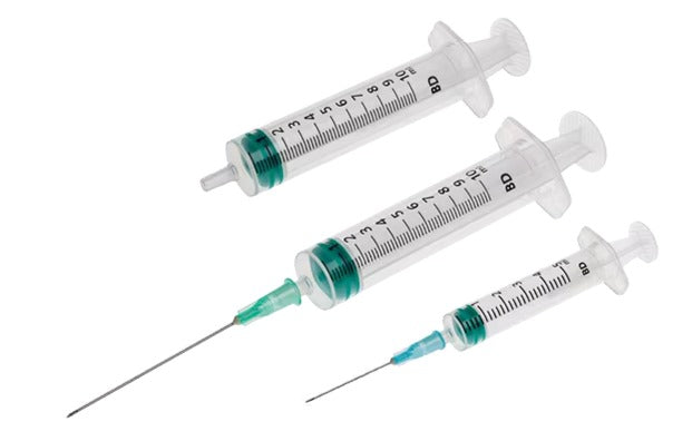 Seringue 3 pièces BD Emerald et aiguille 21G 40mm - boite de 100