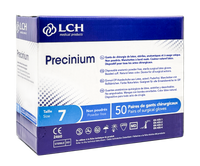 Gants stériles Precinium en latex non poudrés - Boîte de 50 paires