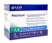 Gants stériles Precinium en latex non poudrés - Boîte de 50 paires