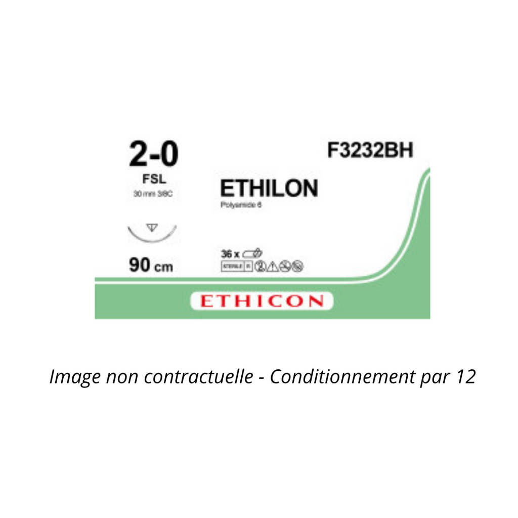 Fil de Suture Non Résorbable ETHILON™ Noir