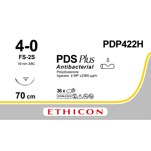 Fils de suture PDS Plus incolore PDP422H - Boîte de 36