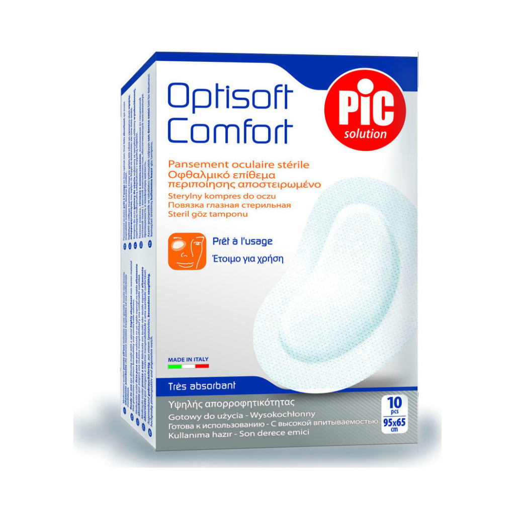 Pansement oculaire à bord adhésif Optisoft Comfort