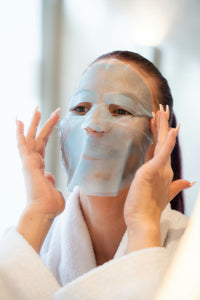 Masque bleu visage Dermaroller - Boîte de 5 masques