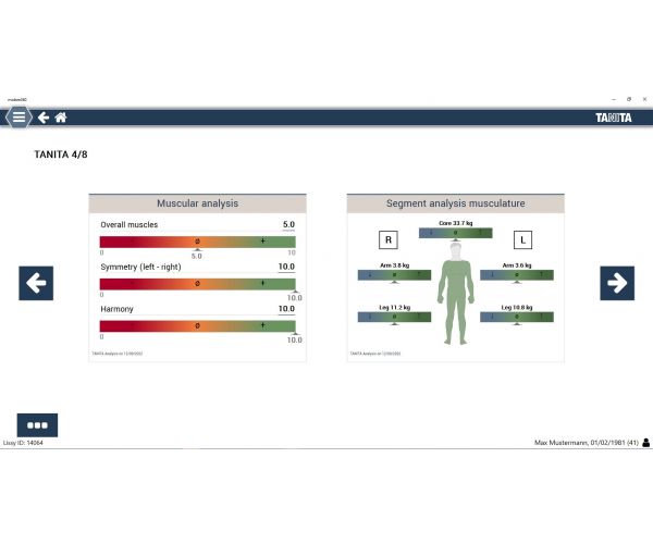 Logiciel PC de gestion des données Tanita Pro