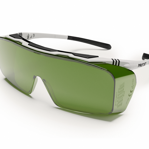 Lunette de protection laser praticien ONTOR K0295 Vert clair AL YAG