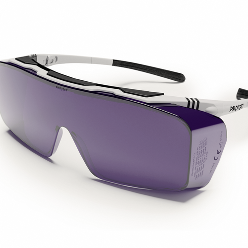 Lunette de protection laser praticien ONTOR K0336 Violet DYEG pour détatouage