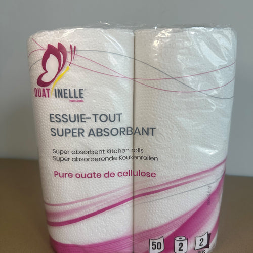 Essuie-tout gaufré Ouatinelle - Lot de 2 bobines