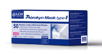 Masque Aérokyn type II avec lacets - Boîte de 50