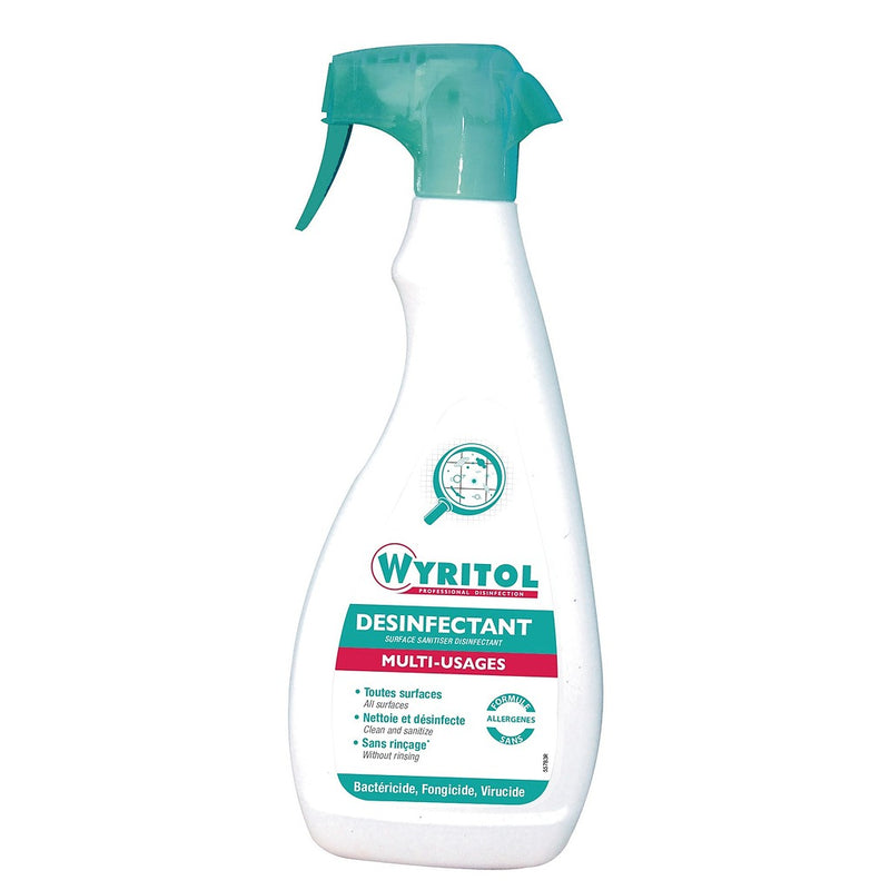 Spray nettoyant désinfectant Wyritol - Flacon 750 ml