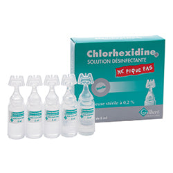 Chlorhexidine - boite de 10 unidoses de 5 ml