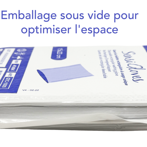 Gants de toilette non tissé Sensigloves