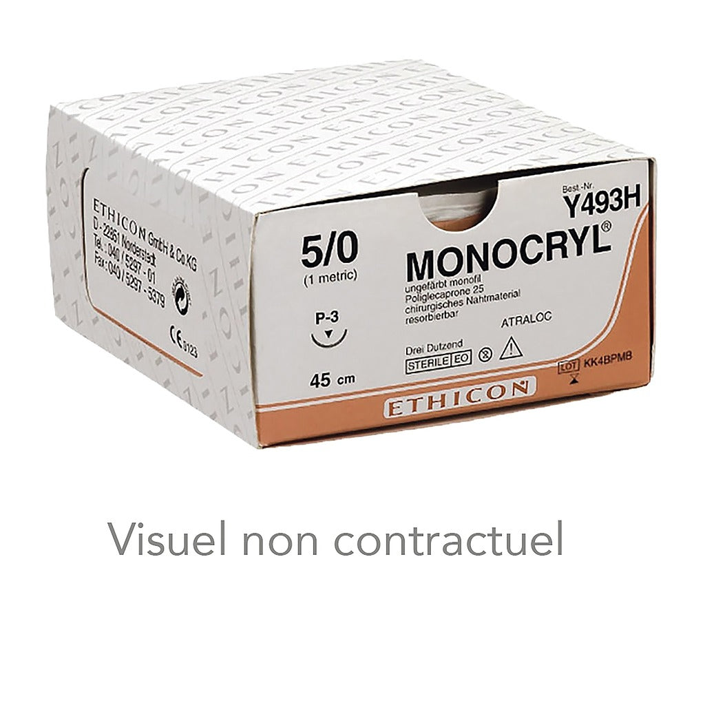 Fils de sutures Monocryl - Boîte de 36