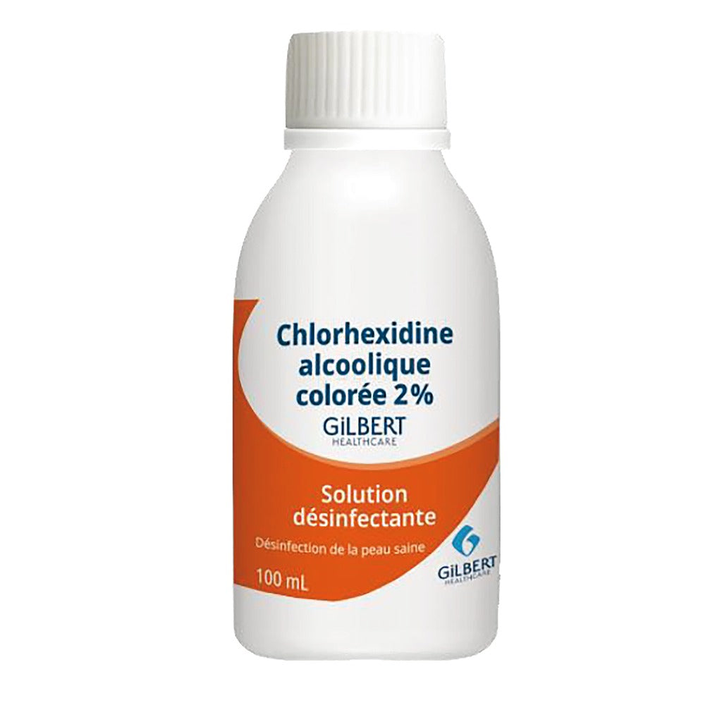 Chlorhexidine alcoolique colorée 2% Gilbert