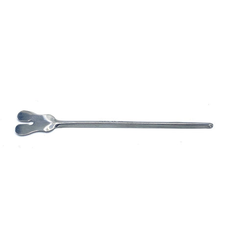 Sonde cannelée standard 14 cm en inox, à usage unique, stérile