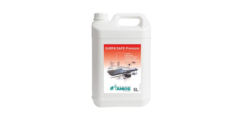 Nettoyant désinfectant liquide Surfa'safe Premium Anios - Bidon de 5 L