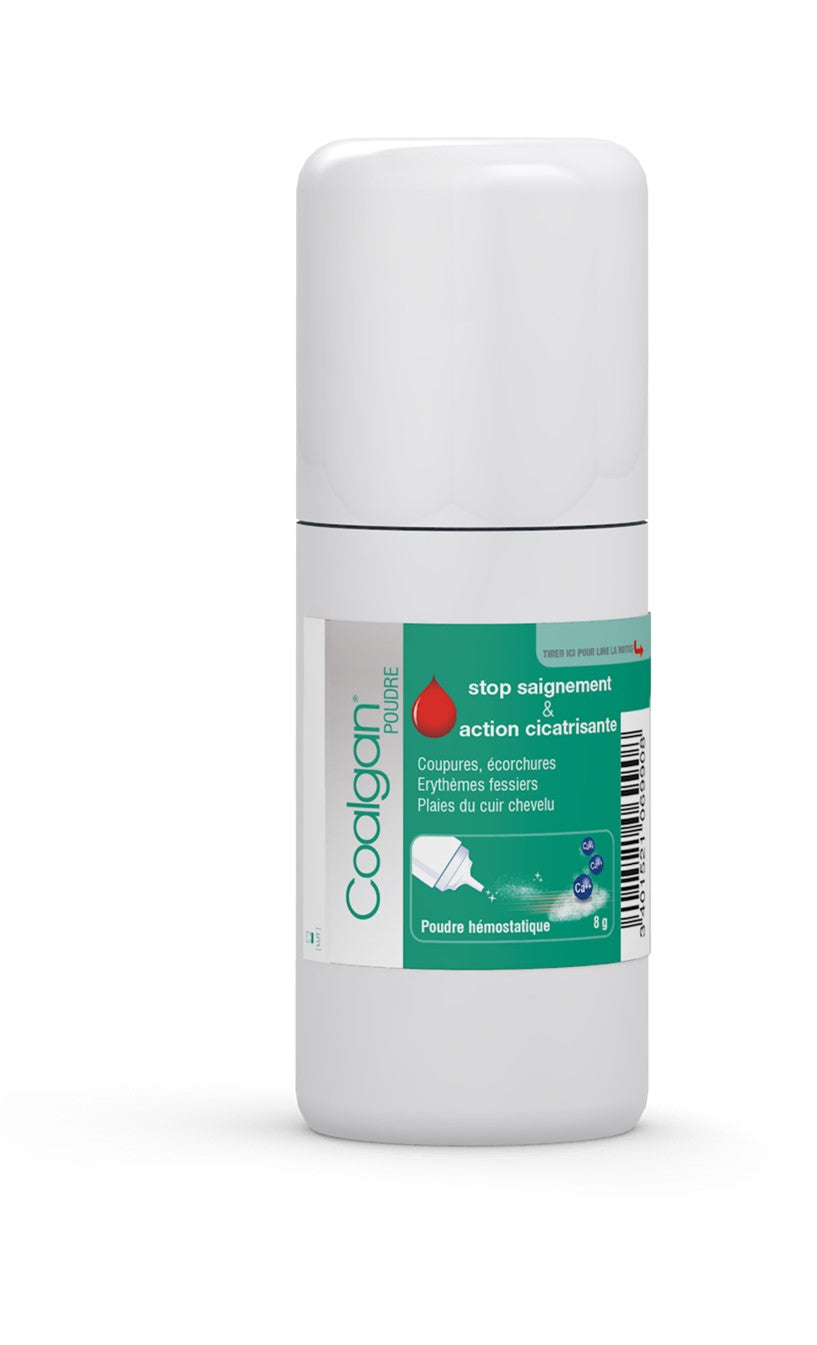 Poudre hémostatique et cicatrisante Coalgan