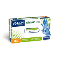 Gants Nitriskin Free en nitrile non poudrés - Bleu - Premium