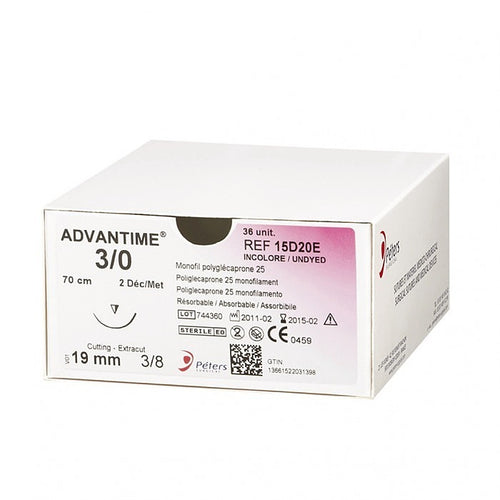 Fils de sutures Advantime - Violet - Boite de 36