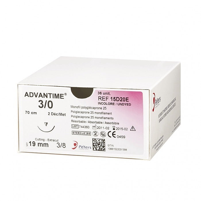 Fils de sutures Advantime - Violet - Boite de 36