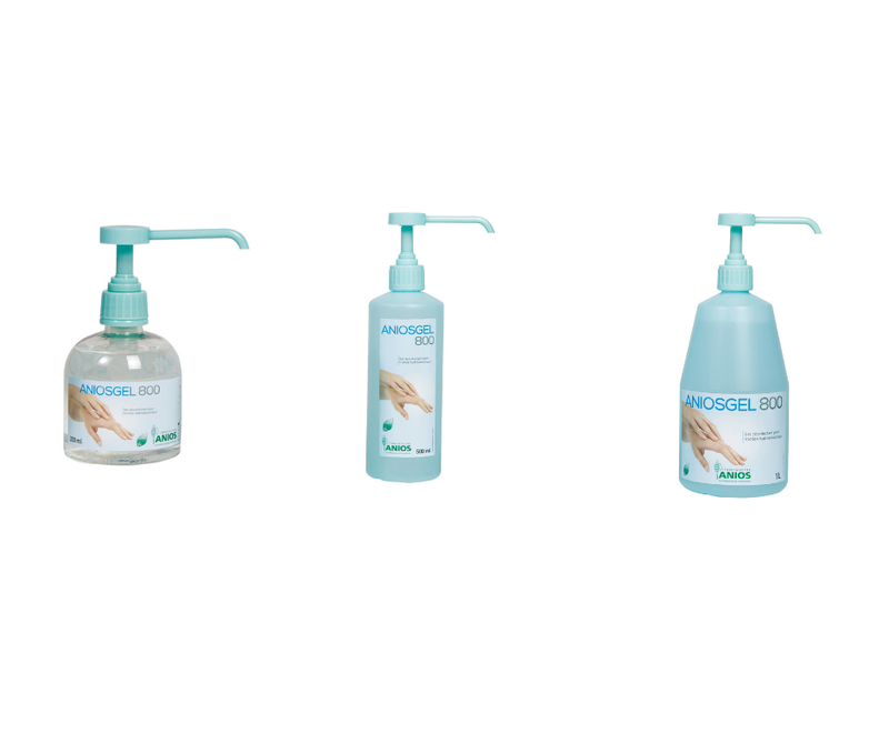 Gel hydroalcoolique peaux sensibles Aniosgel 800