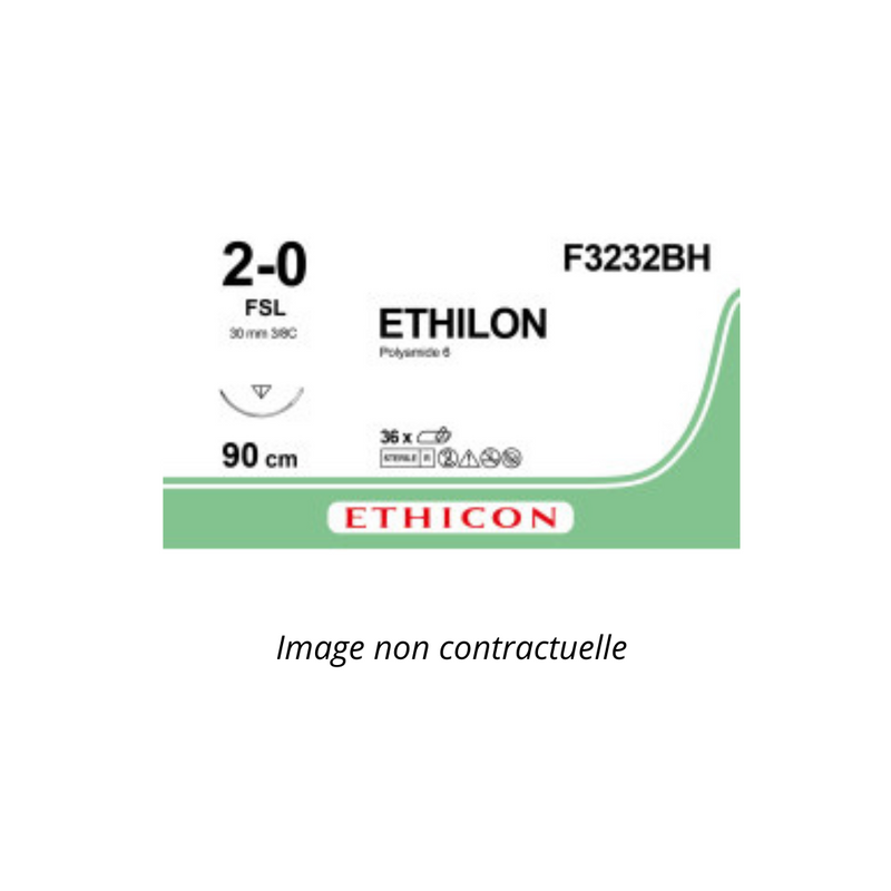 Fil de Suture Non Résorbable ETHILON™ Noir