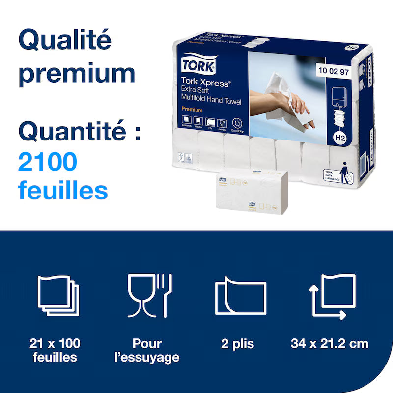 Essuie-mains H2 Tork Xpress®