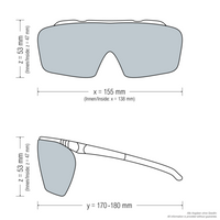Lunette de protection laser praticien ONTOR K0321 Gris ERB YAG NDYAG pour détatouage