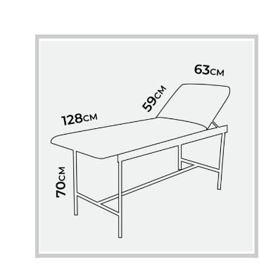 Kit d'installation divan d'examen, tabouret, marche pied 1 marche Epoxy